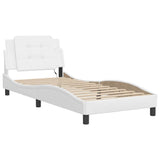 Vidaxl bedframe met led zonder matras zadar wit 90x200 cm