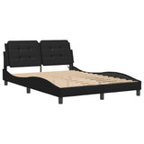 Vidaxl bedframe met led zonder matras zadar zwart 120x200 cm