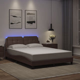 Vidaxl bedframe met led zonder matras zadar grijs 120x200 cm