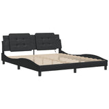 Vidaxl bedframe met led zonder matras zadar zwart 180x200 cm