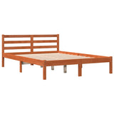 Vidaxl bedframe zonder matras massief grenenhout wasbruin 120x190 cm