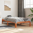Vidaxl bedframe zonder matras massief grenenhout wasbruin 75x190 cm