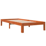 Vidaxl bedframe zonder matras massief grenenhout wasbruin 90x190 cm