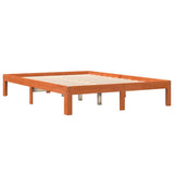 Vidaxl bedframe zonder matras massief grenenhout wasbruin 120x190 cm