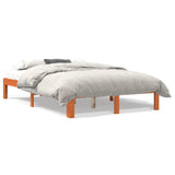 Vidaxl bedframe zonder matras massief grenenhout wasbruin 140x200 cm