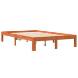 Vidaxl bedframe zonder matras massief grenenhout wasbruin 140x200 cm