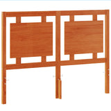 Vidaxl hoofdbord 135 cm massief grenenhout wasbruin