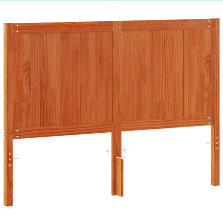 Vidaxl hoofdbord 150 cm massief grenenhout wasbruin