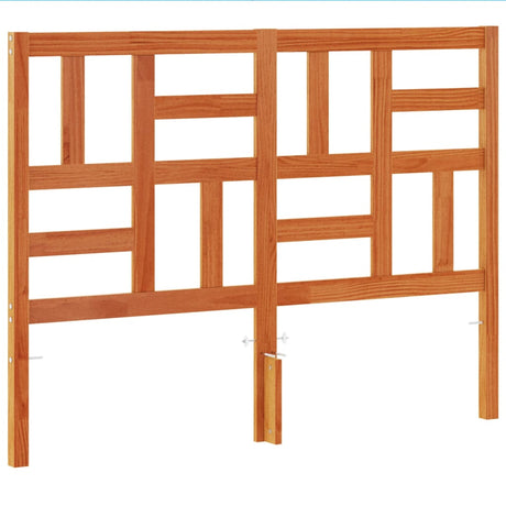 Vidaxl hoofdbord 180 cm massief grenenhout wasbruin