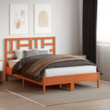 Vidaxl hoofdbord 180 cm massief grenenhout wasbruin