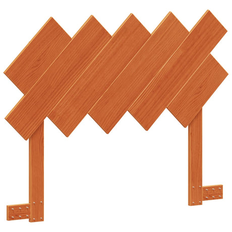 Vidaxl hoofdbord 100 cm massief grenenhout wasbruin