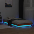Vidaxl bedframe met led massief grenenhout wasbruin 90x190 cm