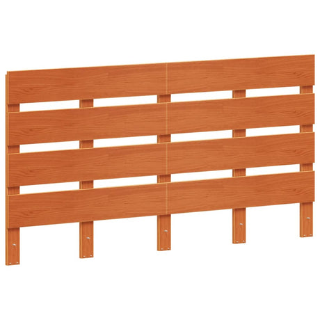 Vidaxl hoofdbord 150 cm massief grenenhout wasbruin