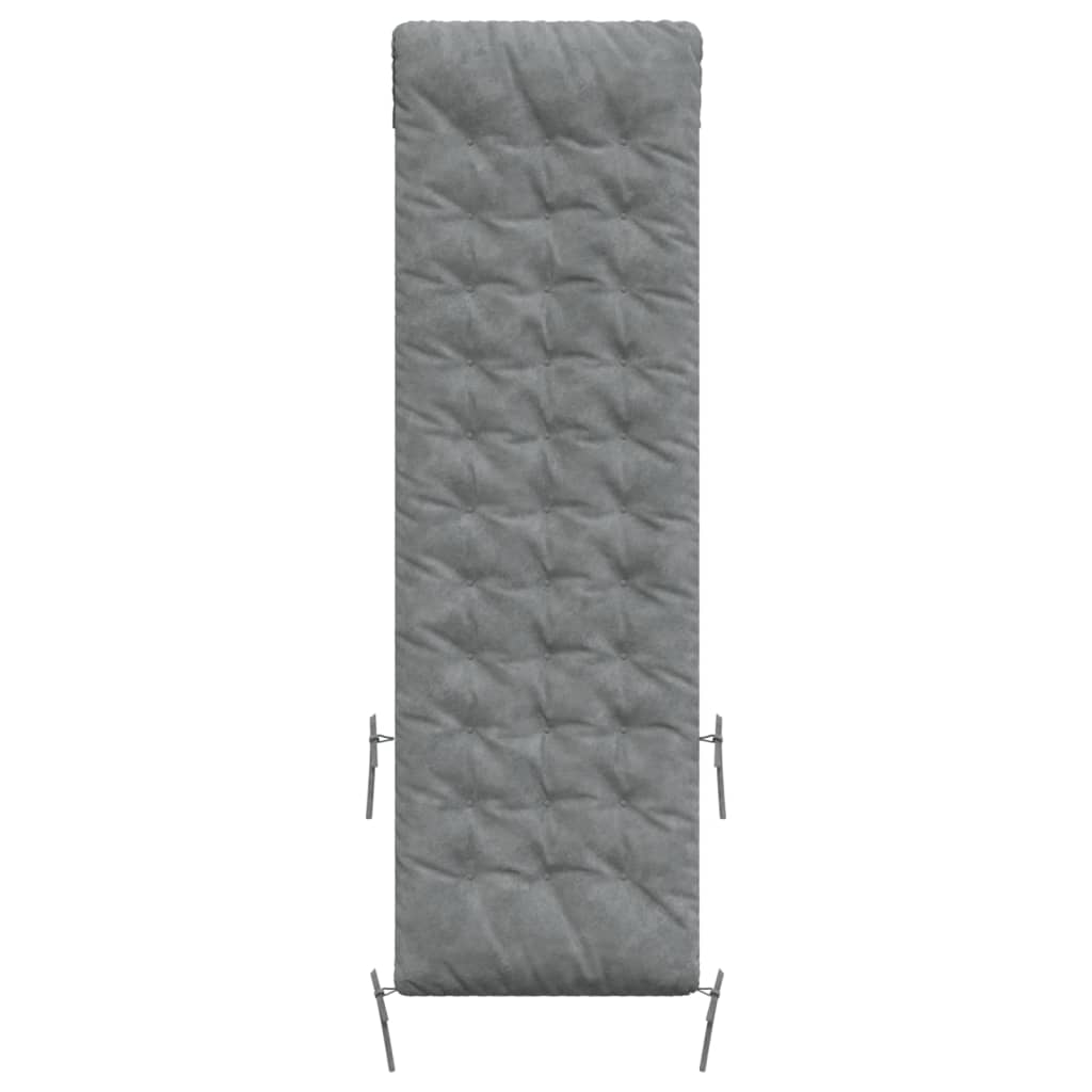 Vidaxl Lounger Cushion 160x50x10 cm Kunstsuède Gray