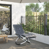 Vidaxl Lounger polštář 160x50x10 cm kunstsuède šedá