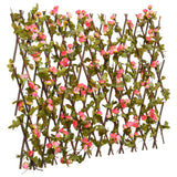 Vidaxl plante artificielle Ivy Latwerk 5 St s'étend 180x60 cm rose foncé