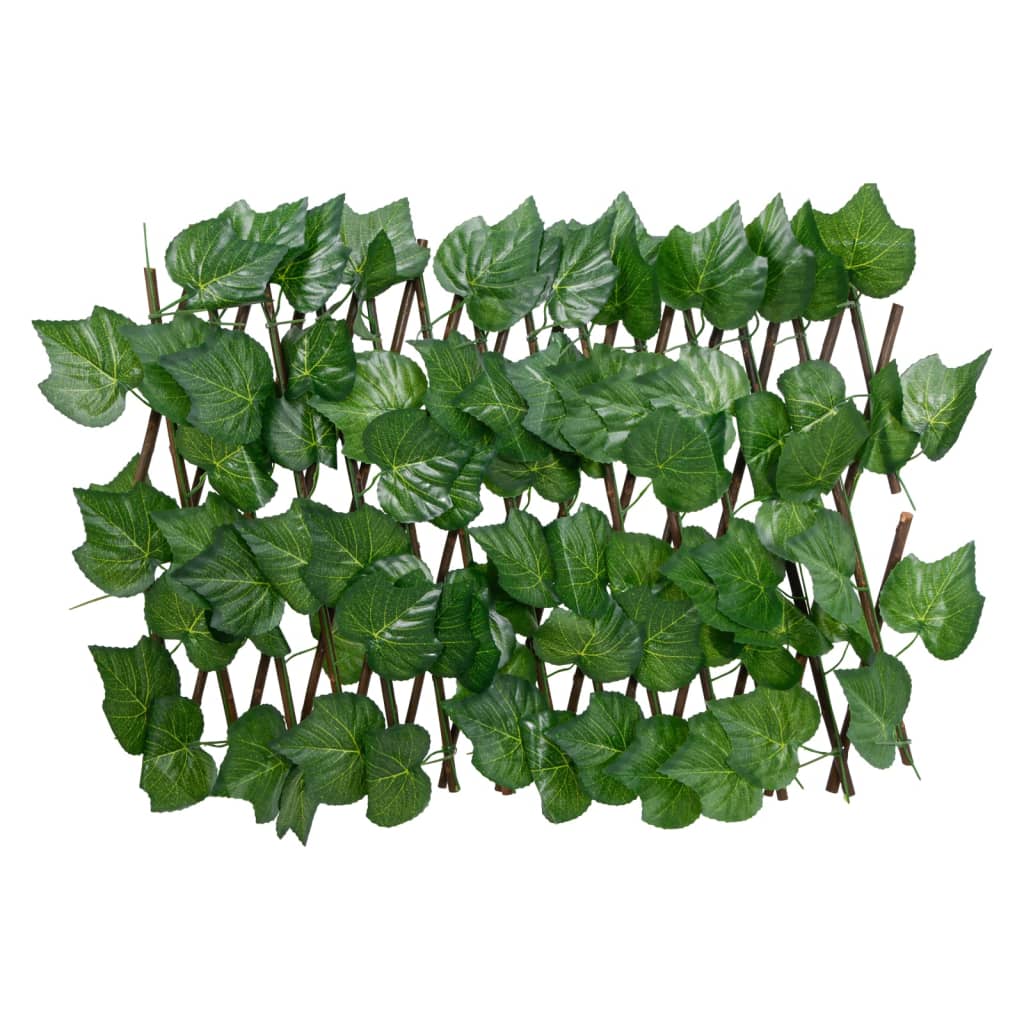 VidaXL artificial plant grape leaf on the slat extension of 180x20 cm green