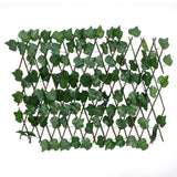 Vidaxl Artificial Plant Grape Leaf på lamellen Udvideligt 190x60 cm grøn