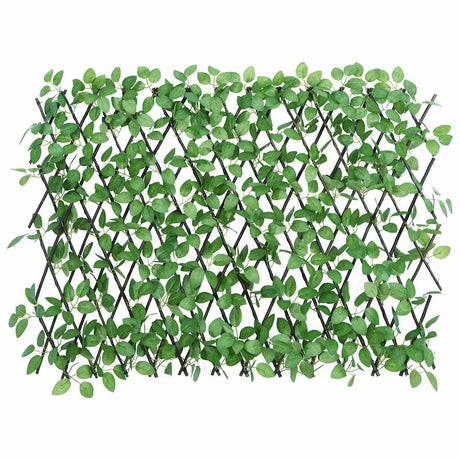 Vidaxl kunstplant klimop op latwerk 5 st uittrekbaar 180x60 cm groen