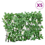 Vidaxl Ivy di pianta artificiale su Latwerk 5 St estende 180x30 cm verde