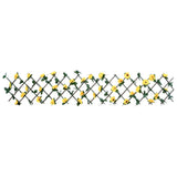 Vidaxl Ivy di pianta artificiale su latwerk extrable 180x20 cm giallo