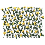 VidaXL Artificial Plant ivy on Latwerk Extraidable 180x60 cm yellow