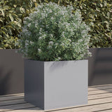 Vidaxl Planter 32x30X29 cm galvaniséiert Stol Sëlwerfaarf