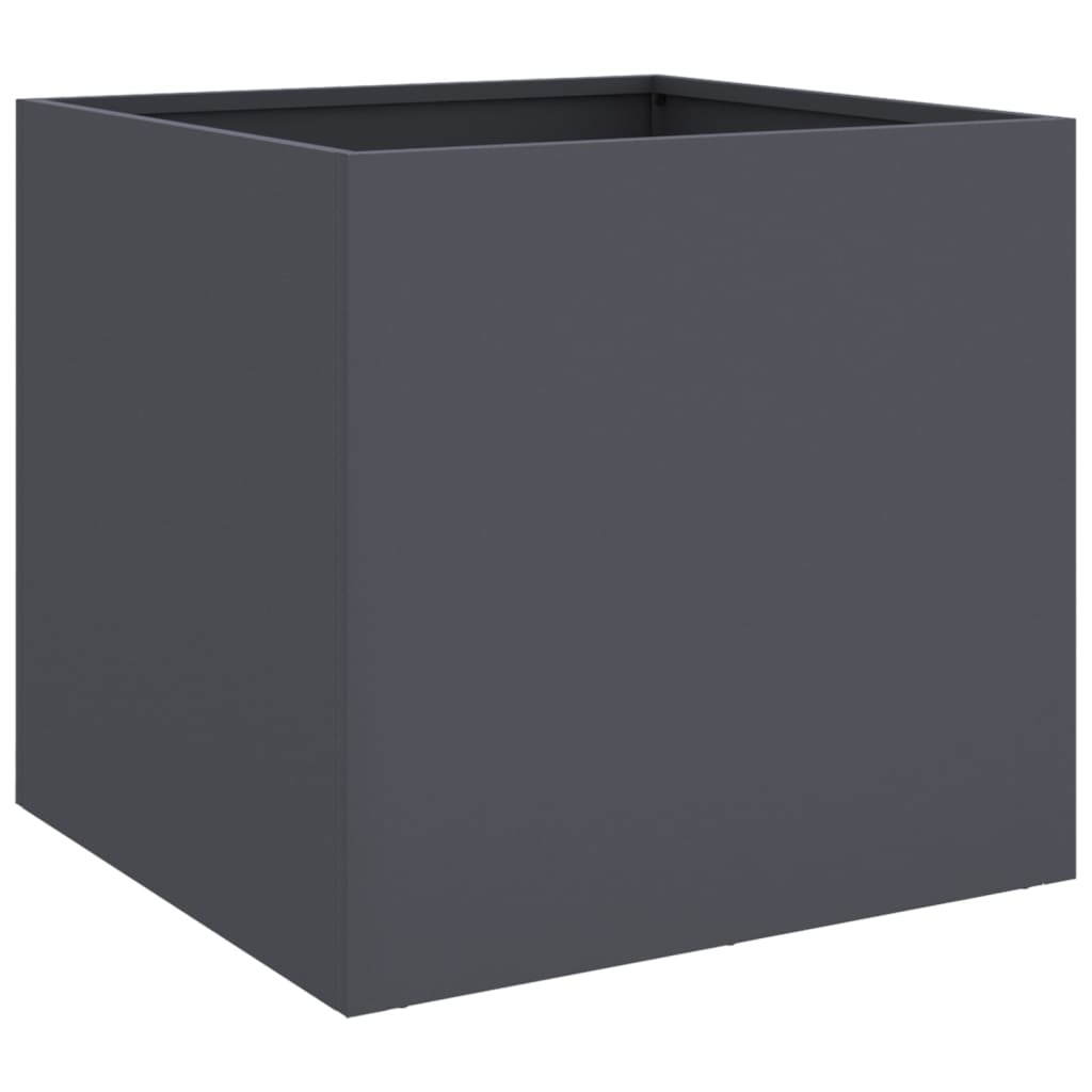 Vidaxl Planning Box 42x40x39 cm stål antracit -farvet