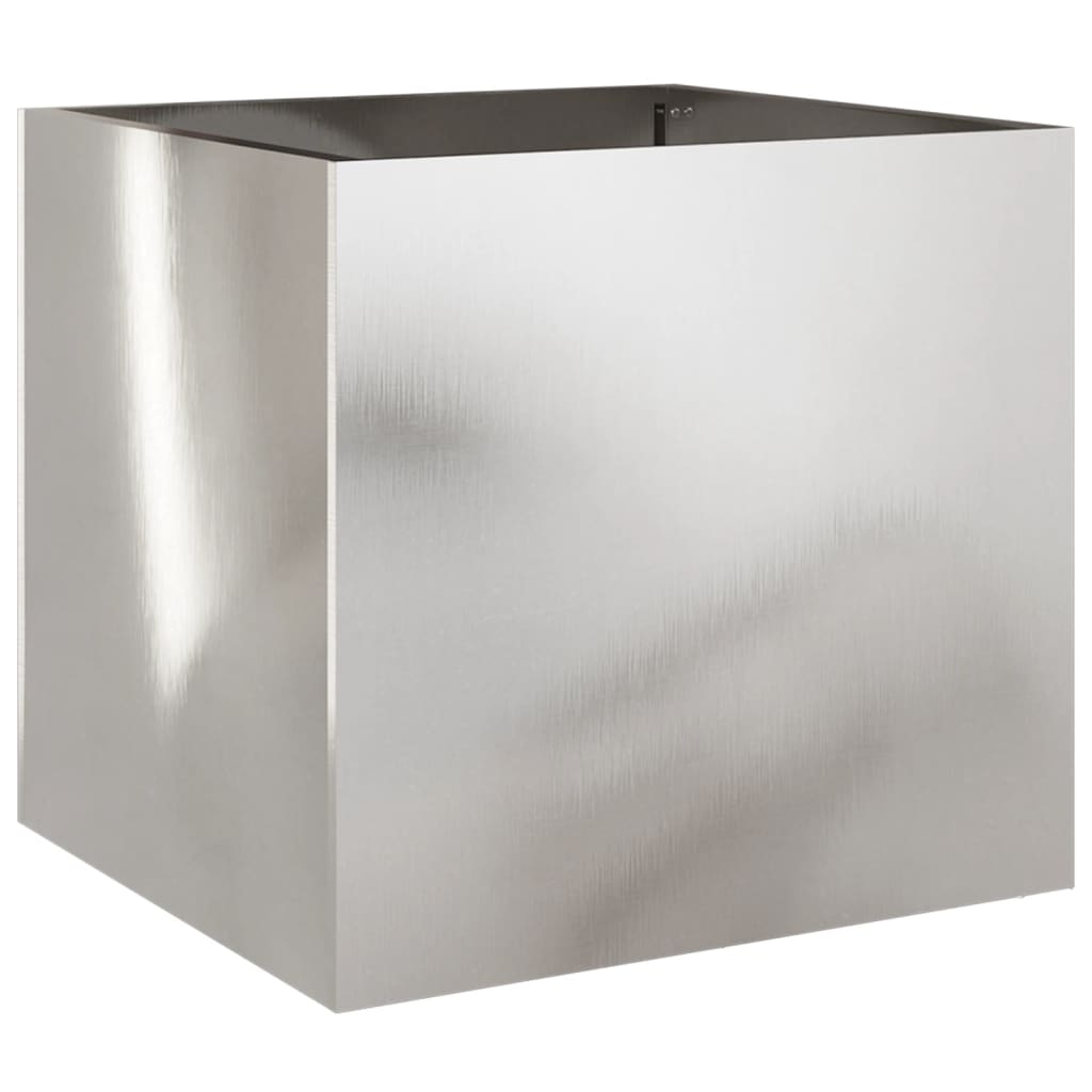 VidaXL Planning box 42x40x39 cm Stainless steel silver colored