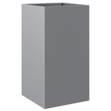 Vidaxl Planning Box 42x38x75 cm de acero galvanizado de color plateado