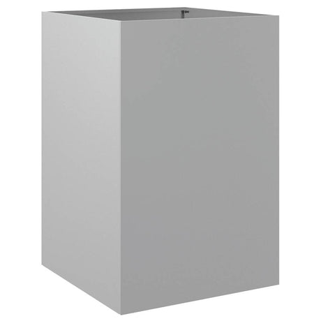 Vidaxl plantenbak 52x48x75 cm gegalvaniseerd staal zilverkleurig