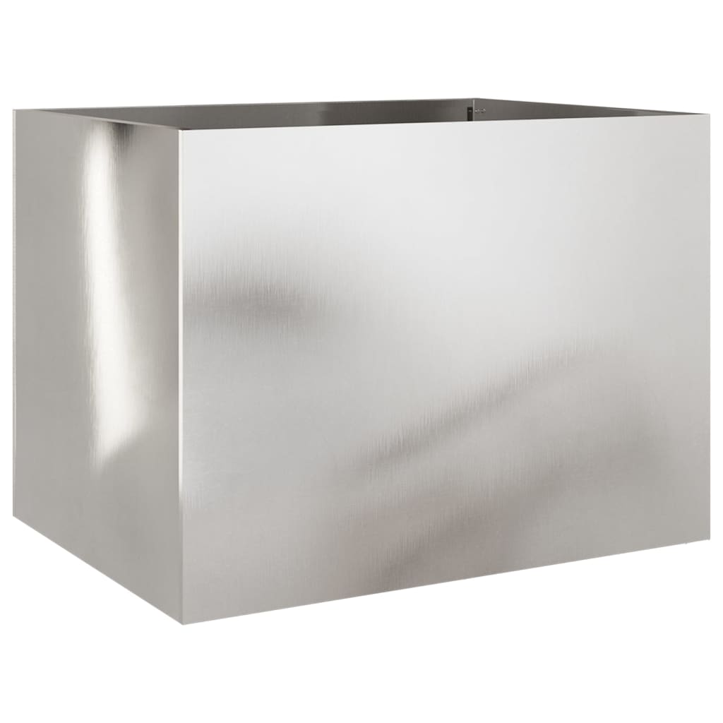 Vidaxl Planning box 62x47x46 cm stainless steel silver colored