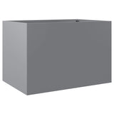 Vidaxl Planning Box 62x47x46 cm galvanizovaná ocelová stříbrná barva