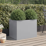 Vidaxl Planning box 62x47x46 cm galvanized steel silver colored