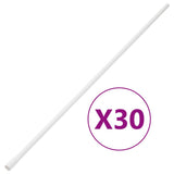 Vidaxl kabelgoten met klemmen ø16 mm 30 m pvc