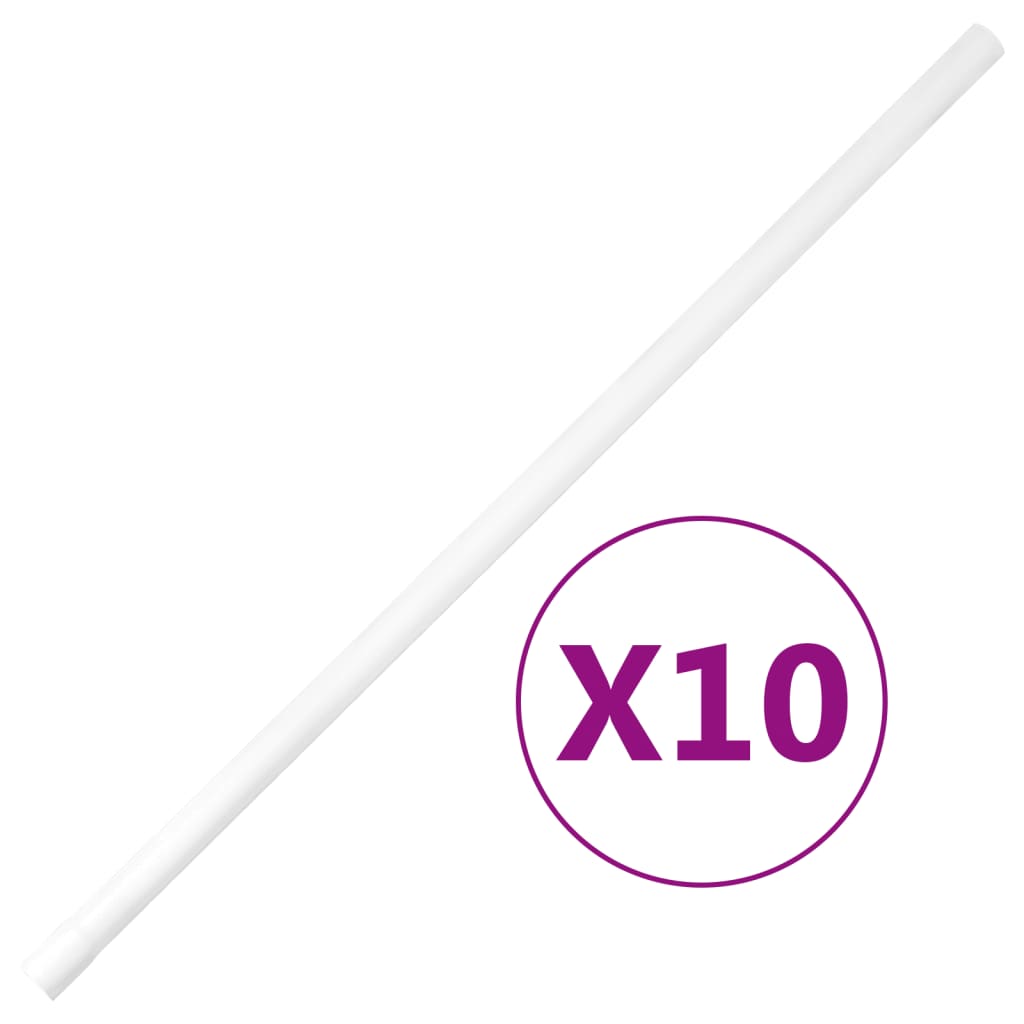 Vidaxl -kabelkanaler Ø20 mm 10 m PVC