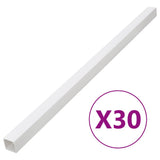 Vidaxl kabelgoot 100x60 mm 30 m pvc