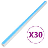 Vidaxl -kabel -got -selv vedrørende 30x15 mm 30 m PVC