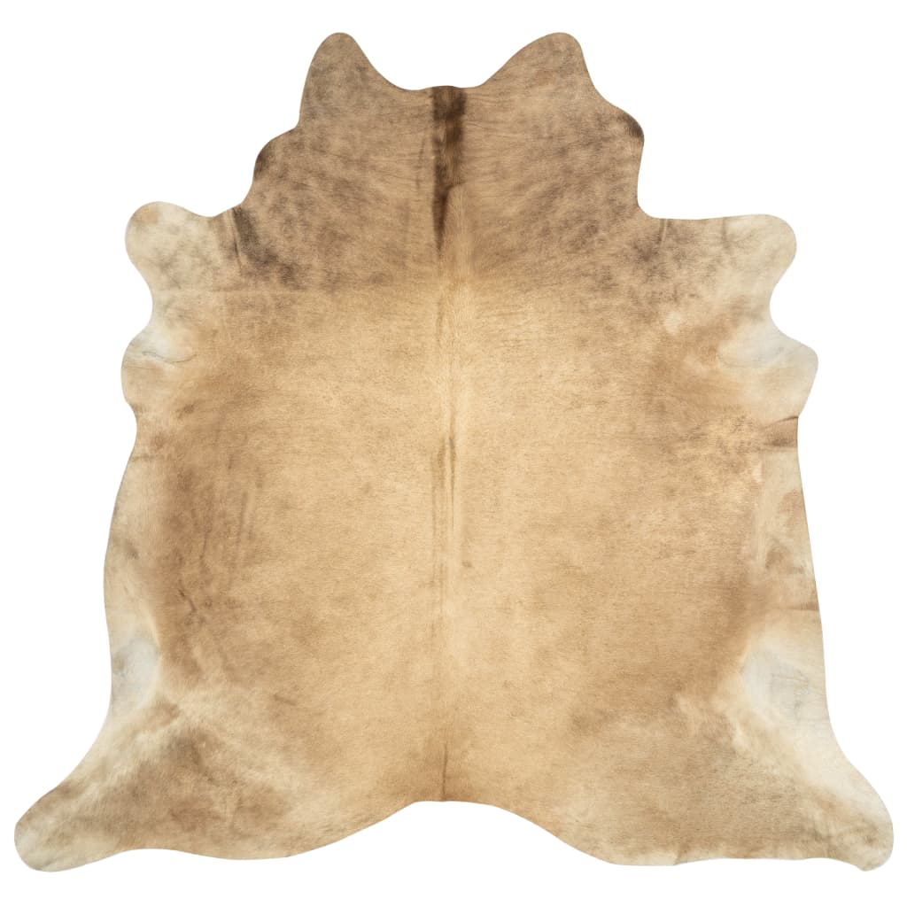 Vidaxl Teppich 180x220 cm Real Cowhide Beige