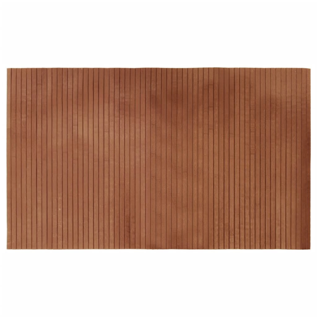 Vidaxl Rug Rectangular 60x100 cm bambusbrun