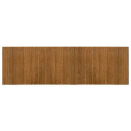 Vidaxl vloerkleed rechthoekig 60x200 cm bamboe bruin