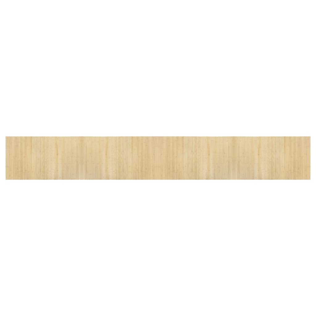 Vidaxl rug rectangular 60x400 cm bamboo light natural