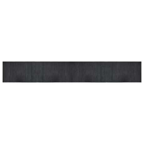 Vidaxl vloerkleed rechthoekig 60x400 cm bamboe grijs