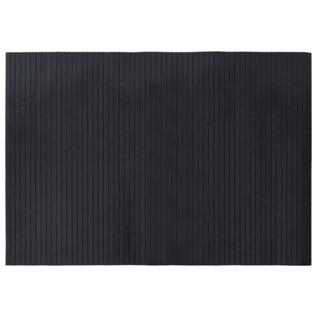 Vidaxl vloerkleed rechthoekig 70x100 cm bamboe zwart
