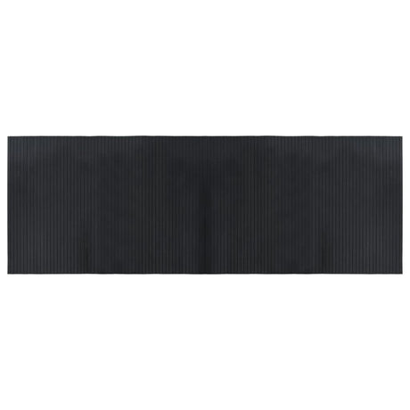 Vidaxl vloerkleed rechthoekig 70x200 cm bamboe zwart