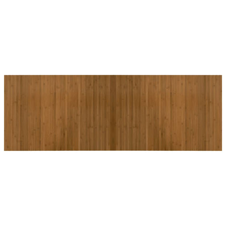 Vidaxl vloerkleed rechthoekig 70x200 cm bamboe bruin