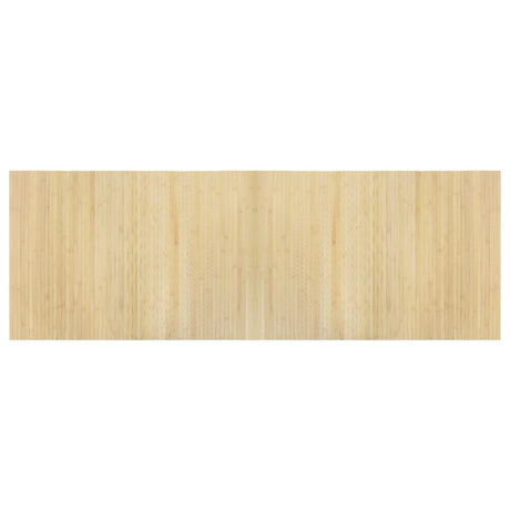 Vidaxl vloerkleed rechthoekig 70x200 cm bamboe lichtnaturel