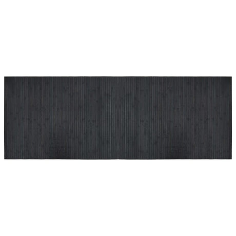 Vidaxl vloerkleed rechthoekig 70x200 cm bamboe grijs