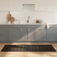 Vidaxl vloerkleed rechthoekig 70x200 cm bamboe donkerbruin