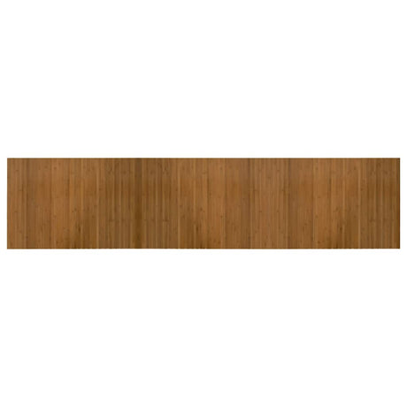 Vidaxl vloerkleed rechthoekig 70x300 cm bamboe bruin